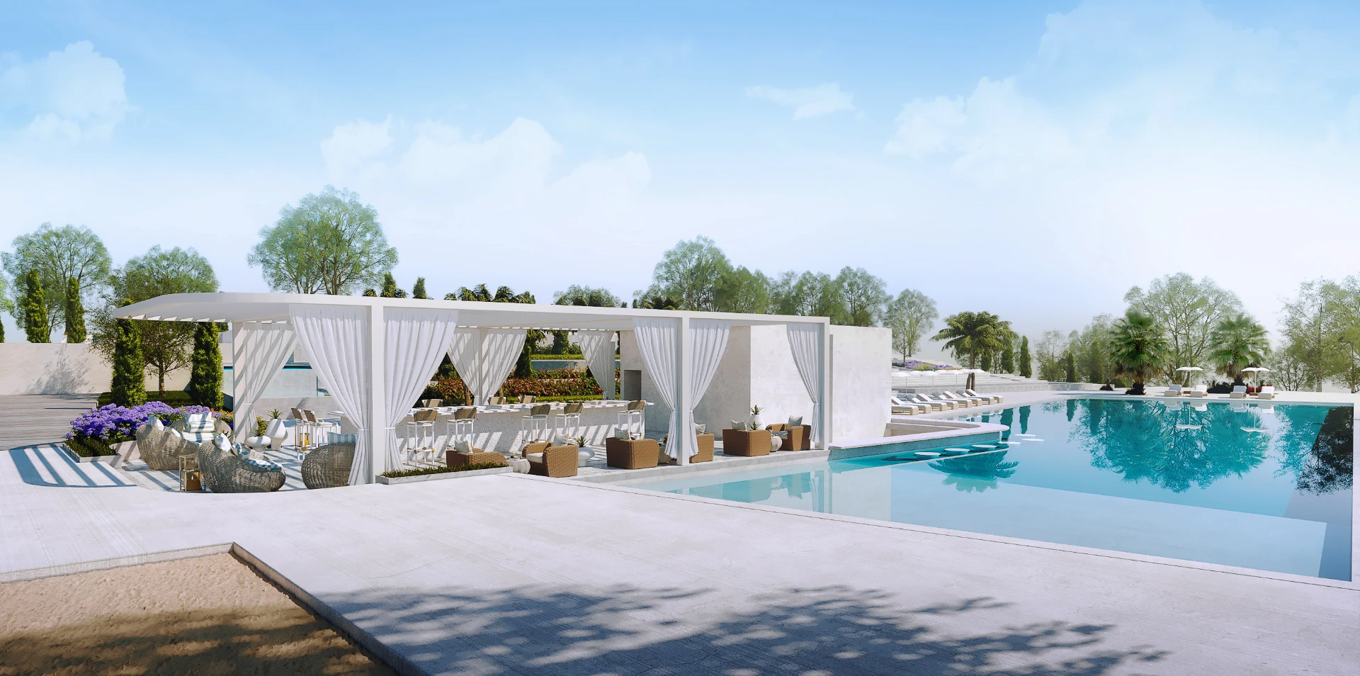 Pool bar first delivery a